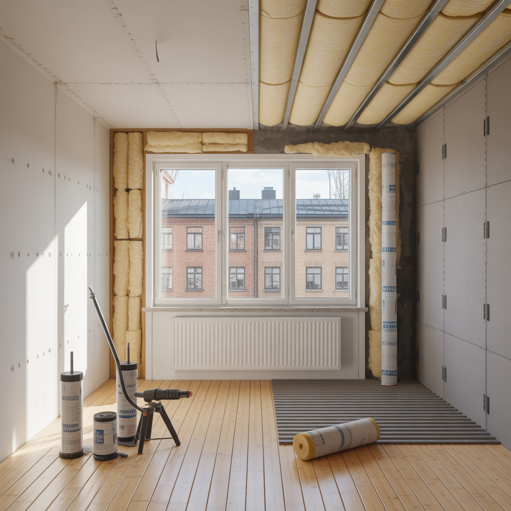 ljudisolering vid renovering metoder material och kostnad